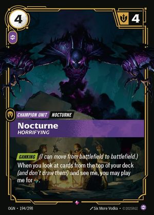 Nocturne, Horrifying
