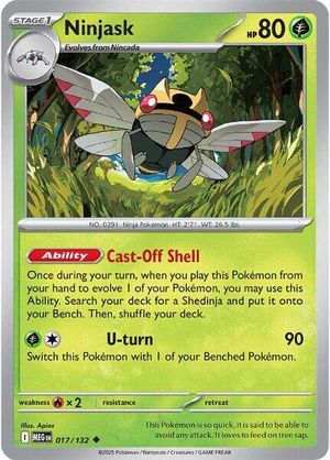 Ninjask [Cast-Off Shell | U-turn]