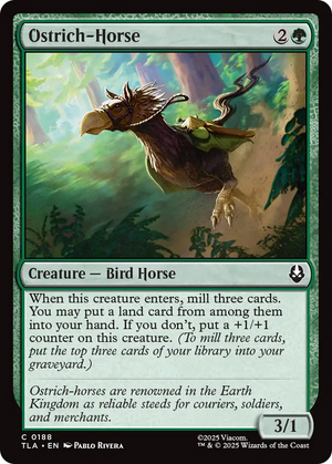 Ostrich-Horse