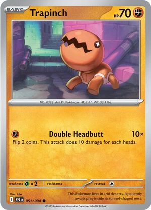 Trapinch [Double Headbutt]