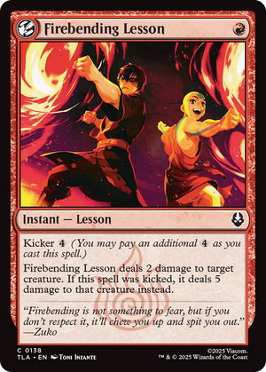 Firebending Lesson