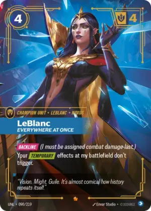 Leblanc, Everywhere at Once