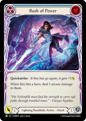 Rush of Power (Blue)