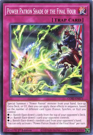 Power Patron Shade of the Final Hour