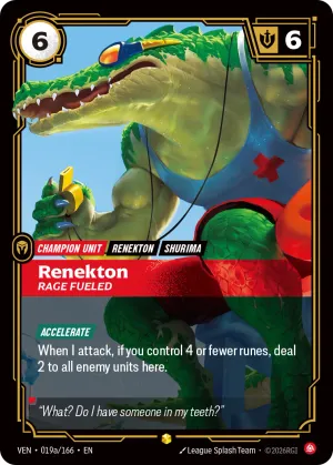 Renekton, Rage Fueled