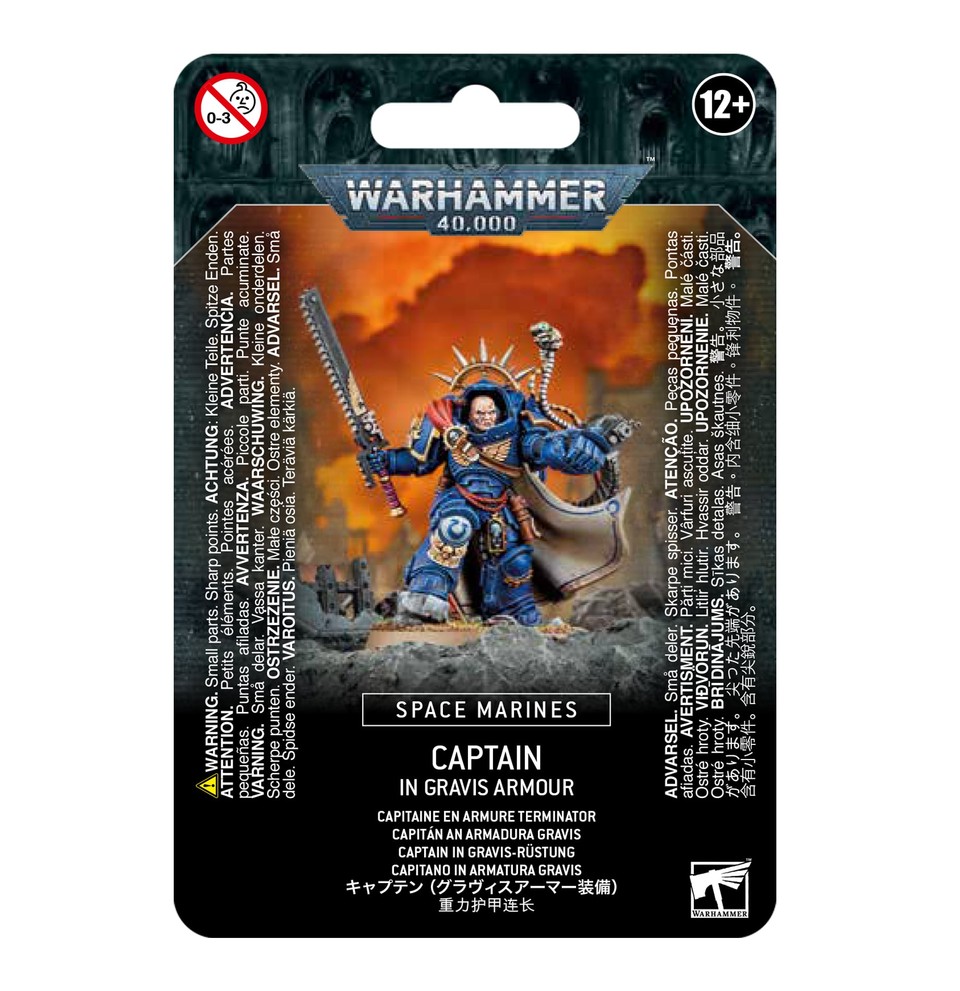Warhammer 40,000 Captain in Gravis Armour — 1/6