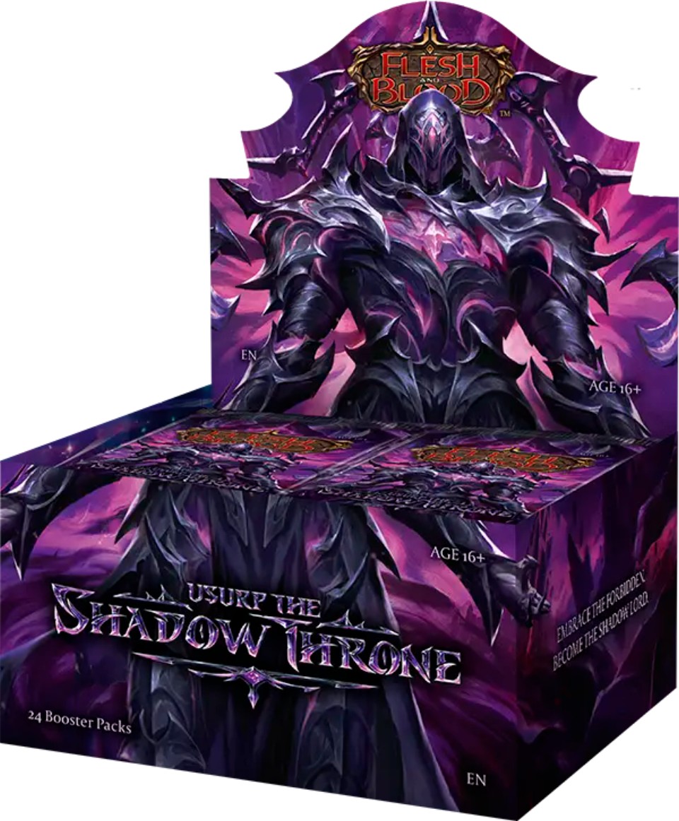 Flesh and Blood TCG - Usurp the Shadow Throne Booster Display (24 packs)