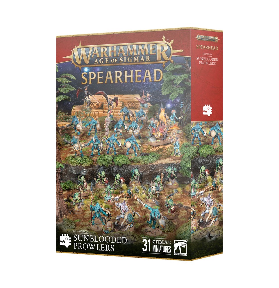 Spearhead: Seraphon – Sunblooded Prowlers — 1/8